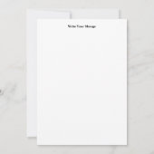 Personalized Mother’s Day Card Einladung (Rückseite)