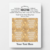 Personalized Mother’s Day Fotoplatte (Vorderseite)