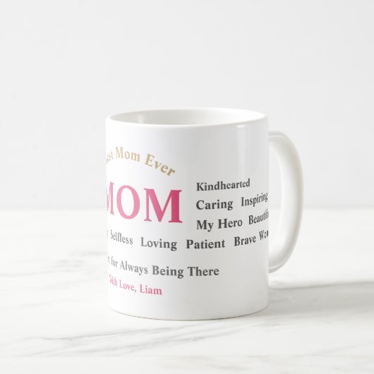 Personalized Mother’s Day Mug Kaffeetasse (VorderseiteRechts)
