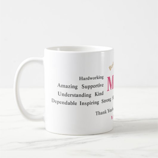 Personalized Mother’s Day Mug Kaffeetasse (Links)