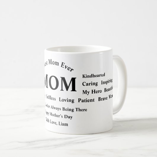 Personalized Mother’s Day Mug Kaffeetasse (VorderseiteRechts)