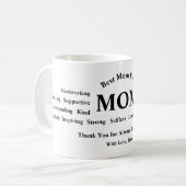 Personalized Mother’s Day Mug Kaffeetasse (Vorderseite Links)