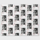 Personalized Mother’s Day Photo Geschenkpapier (Flach)