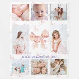 Personalized Mother’s Day Photo Gift for Mom Fleecedecke