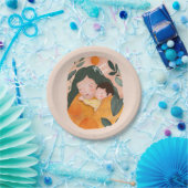 Personalized Motherhood Celebration Pappteller (Party)
