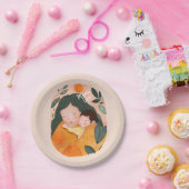 Personalized Motherhood Celebration Pappteller (Party)