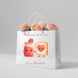 Personalized Mothers Day Gift Bag for Mom Große Geschenktüte
