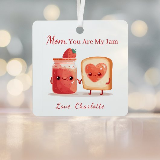 Personalized Mothers Day Keepsake Gift Ornament Aus Metall