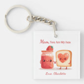 Personalized Mothers Day Keychain for Mom Schlüsselanhänger (Vorderseite)