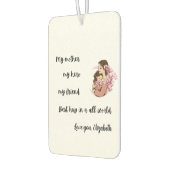 Personalized Mother's Day Mom's Hug Air Freshener Autolufterfrischer (Links)
