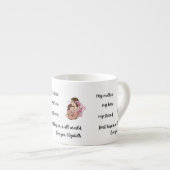 Personalized Mother's Day Mom's Hug Espresso Mug Espressotasse (Vorderseite Rechts)