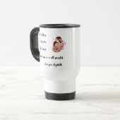 Personalized Mother's Day Mom's Hug Travel Mug Reisebecher (Vorderseite Links)