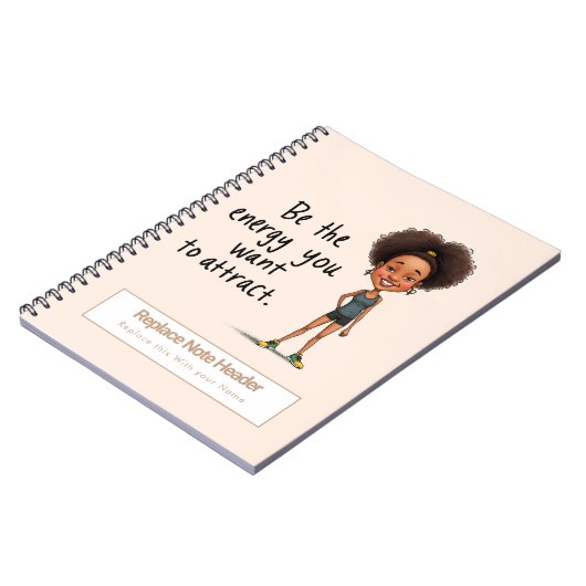 Personalized Motivational Notebook Notizblock (Linke Seite)