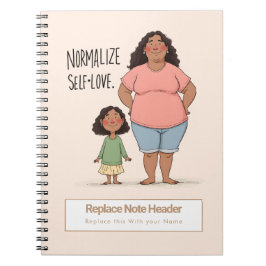 Personalized Motivational Notebook Notizblock