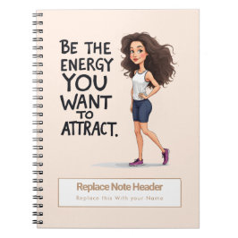 Personalized Motivational Notebook Notizblock