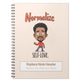 Personalized Motivational Notebook Notizblock (Vorderseite)