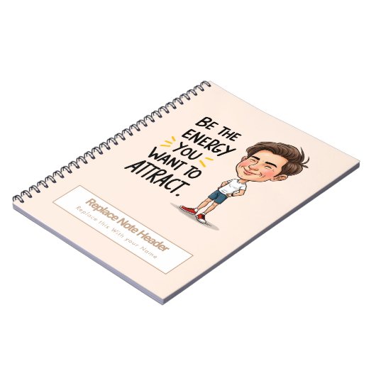 Personalized Motivational Notebook Notizblock (Linke Seite)