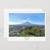 Personalized, Mount Fuji, Japan Postkarte (Vorne/Hinten)