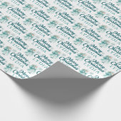 Personalized Mrs. Claus Wrapping Paper Geschenkpapier (Ecke)