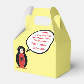 Personalized Ms. Penguin Albania Gable Geschenkschachtel