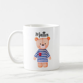 Personalized Mug Bear with Name Kaffeetasse