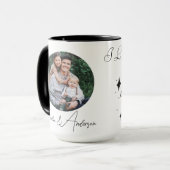 Personalized mug for dad with photo with dad. tasse (Vorderseite Links)