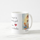 Personalized Mug "Literary Girl" Kaffeetasse (VorderseiteRechts)