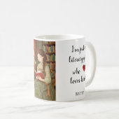 Personalized Mug "Literary Girl" Kaffeetasse (VorderseiteRechts)
