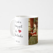 Personalized Mug "Literary Girl" Kaffeetasse (Vorderseite Links)