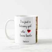 Personalized Mug "Literary Girl" Kaffeetasse (Links)