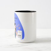 personalized mug to celebrate the accountant zweifarbige tasse (Mittel)