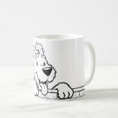 Personalized mug with a dog design kaffeetasse (VorderseiteRechts)