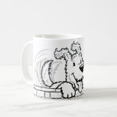 Personalized mug with a dog design kaffeetasse (Vorderseite Links)