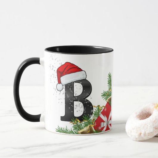 Personalized Mug with Letter Tasse (Mit Donut)