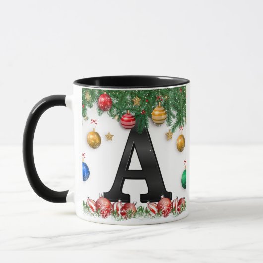 Personalized Mug with Letter Tasse (Links)