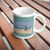 Personalized mug with photo, text and year kaffeetasse