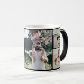 PERSONALIZED MUG, WITH PHOTOS FOR THE HAPPIEST DAD VERWANDLUNGSTASSE (VorderseiteRechts)
