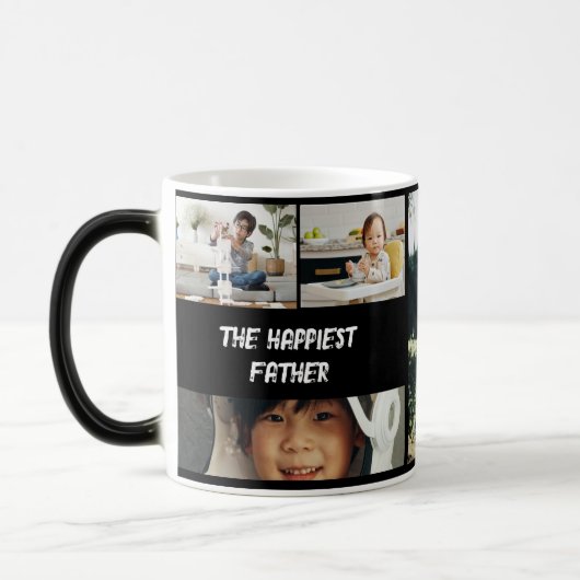 PERSONALIZED MUG, WITH PHOTOS FOR THE HAPPIEST DAD VERWANDLUNGSTASSE (Links)
