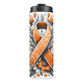 Personalized Multiple Sclerosis Awareness Thermosbecher (Vorderseite)