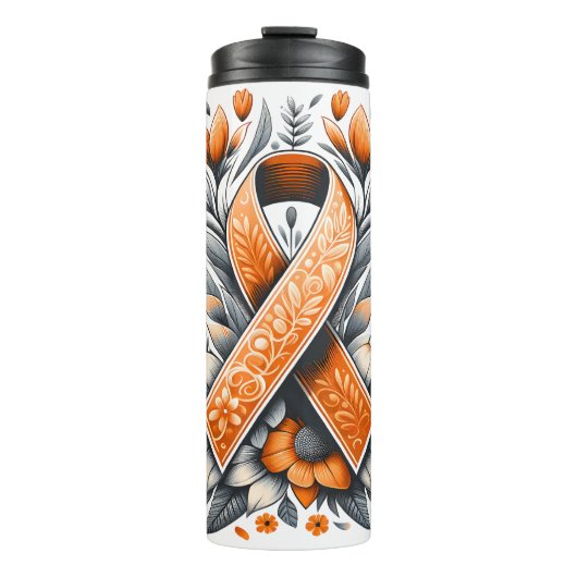 Personalized Multiple Sclerosis Awareness Thermosbecher (Vorderseite)