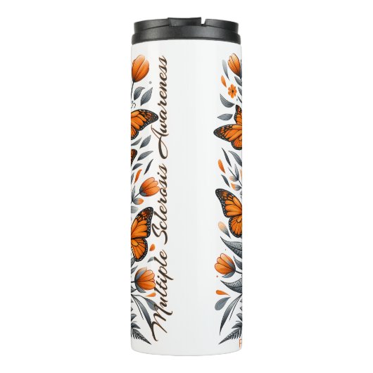 Personalized Multiple Sclerosis Awareness Thermosbecher (Rückseite)