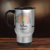 Personalized Mum's Rainbow & Floral Mug Reisebecher