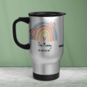 Personalized Mum's Rainbow & Floral Mug Reisebecher