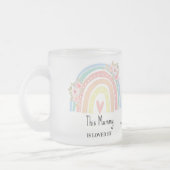 Personalized Mum's Rainbow & Floral Name Mug Mattglastasse (Links)