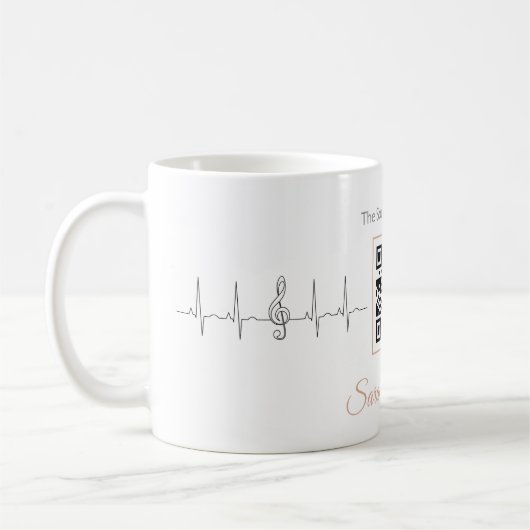 Personalized music and photo player kaffeetasse (Links)