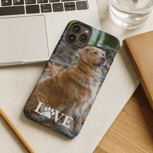 Personalized My Best Friend Photo Dog Love Paw Case-Mate iPhone Hülle