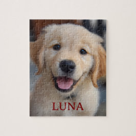 Personalized My Dog Photo and Name Puzzle Gift