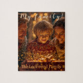 Personalized My Family Name I Photo Keepsake  Puzzle (Vertikal)
