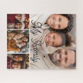 Personalized My Family Photos Template Puzzle (Horizontal)
