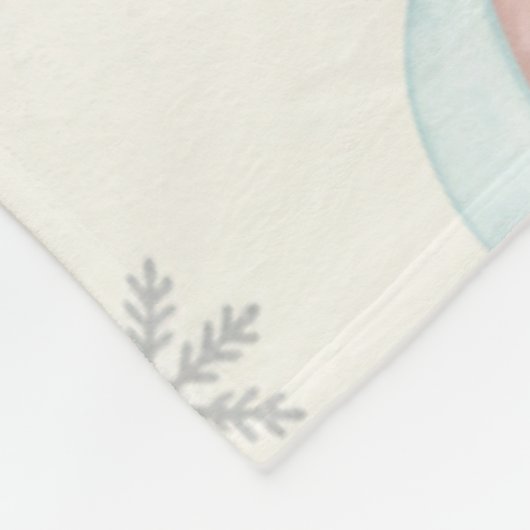 Personalized My First Christmas Name Keepsake  Fleecedecke (Ecke)